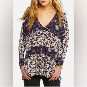Free People Floral Tunic